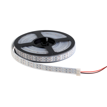 BANDA LED LED1200 3528 12V/DC IP65 2X120PCS/1M LUMINA CALDA