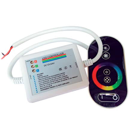 CONTROLER TOUCH SCREEN RF PENTRU BANDA LED RGB 12V 18A