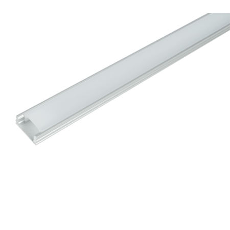 Profil din aluminiu cu capac pvc elm718/1-1000 1m