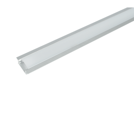 Elmark Profil din aluminiu cu capac pvc elm718/2-1000