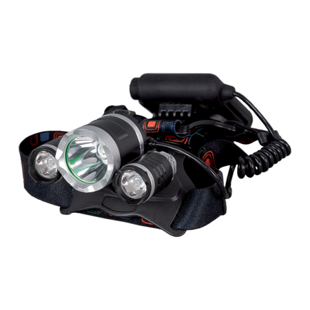 ZOOM HEADLAMP E-3396 1xXML T6 + 2xCREE XPE