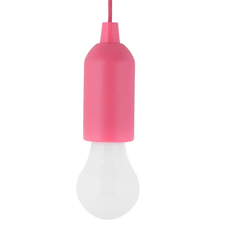 Bulb shape pull light e-6621 1w pink