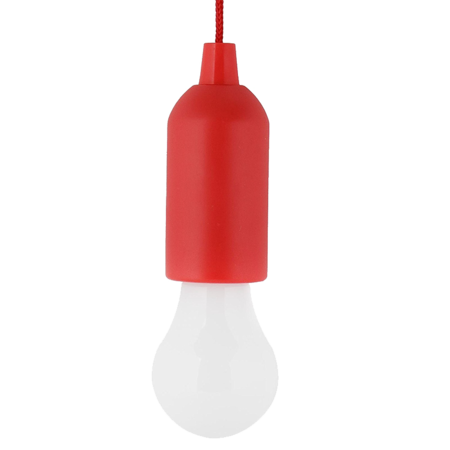 Elmark Bulb shape pull light e-6621 1w red