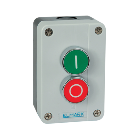 BUTON CU ARC DE REVENIRE B213 1NO;1NC IP44 1 ROSU ,1 VERDE