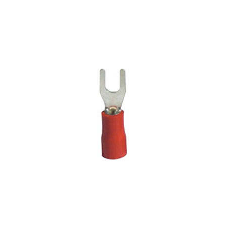 Pini terminali izolati tip furca rosii svs 1.25-4 (100 bucati/set)