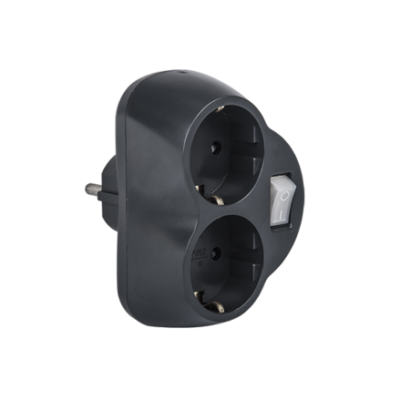 ADAPTOR DUBLU GRAFIT CU CHEIE