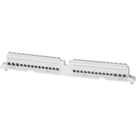 SCREW ȘI / SAU CLIP TERMINAL bloc- 80A - IP20 - unipolar - POLE 1 N / T (3X16) + (29X10)