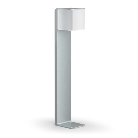 Lampa cu senzor cubo gl 80 led (argintiu), de exterior, cu picior, bluetooth, senzor miscare 160° ihf