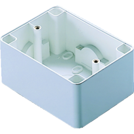 Doza cu montaj pe perete cu compact self-supporting plate - 1/2/3 module- cloud white - system