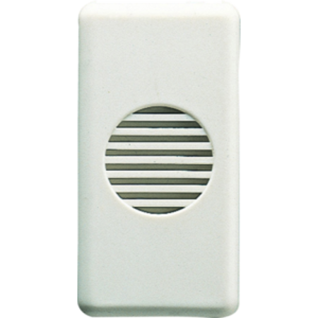 Sonerie buzzer - 12V 50Hz 8VA 75 dB AT 1 METER - 1 MODULE - SYSTEM WHITE