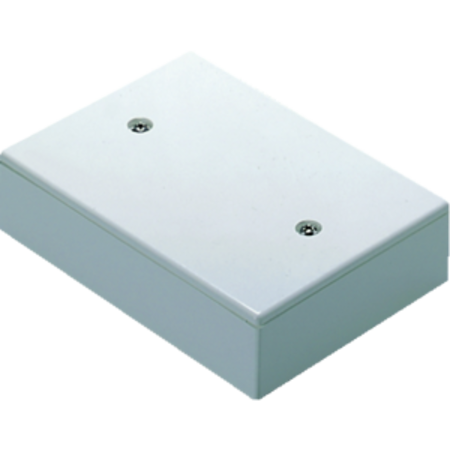 Deep lid for flush-mounting rectangular box - 3 gangs - device frame - cloud white