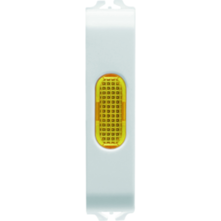 Lampa prezenta tensiune - amber - 1/2 module - white - chorus