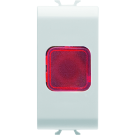 Lampa prezenta tensiune - red - 1 module - white - chorus