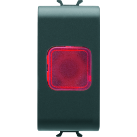 Lampa prezenta tensiune - red - 1 module - black - chorus