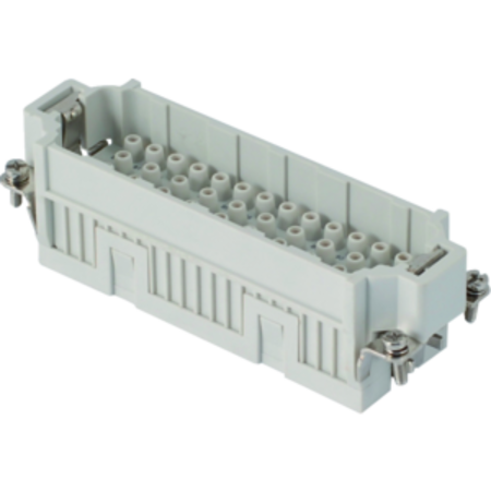 Conector Tata - 104X27 - 6P + E 16A 500V / 6kV / 3 - CRIMP CONNECTION - GRI