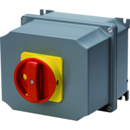 Selector rotativ - montaj aparent - emergenta version - atex - carcasa aluminiu - red knob - 2p 16a - ip65