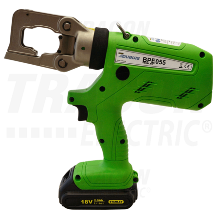 Tracon Presa hidraulica electrica pt.papuci,in geanta de transport d55e 10-185mm2, 3250g, 55kn, 180°, li-ion, 18v, 2000mah