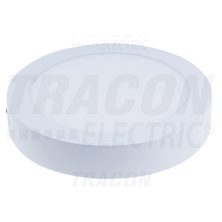 Tracon Panou led aparent, rotund, alb led-dlf-12nw 85-265 vac; 12 w; 800 lm; d=175 mm, 4000 k; ip20, eei=a