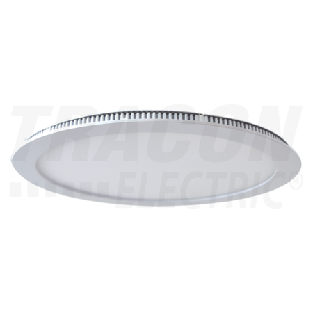 Panou led aparent, rotund, albcu led-uri, rotund, alb led-dle-18nw 220-240 vac; 18 w; 1200 lm; d=225 mm, 4000 k; ip40