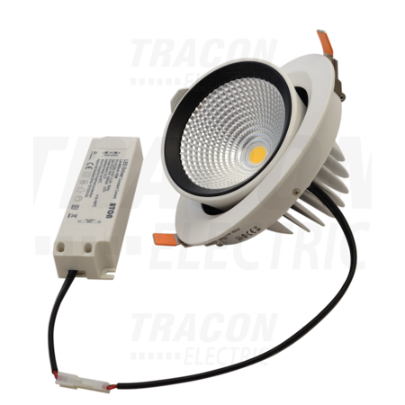 Corp de iluminat LED incastrat, reglabil DLCOBA35W 230 V, 50 Hz, 35 W, 3500 lm, 4000 K, EEI=A+