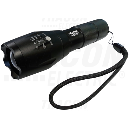 Lanterna LED cu acumulator ,focalizare reglabila KL600B 4,5 W, 500 lm, 3 h, 3,7 V, 1500 mAh 18650 Li-Ion