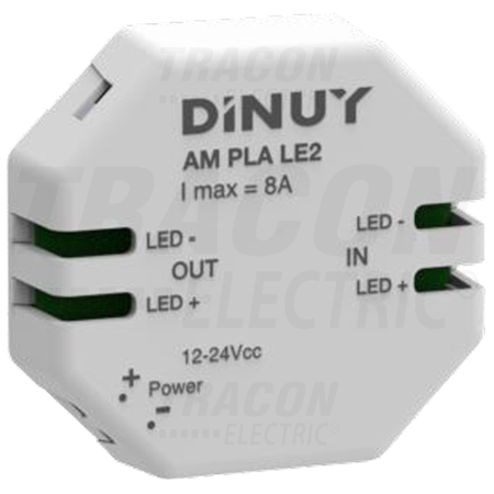 Modul amplificator de semnalpentru benzi cu led amplale2 12-48 vdc, max. 8 a