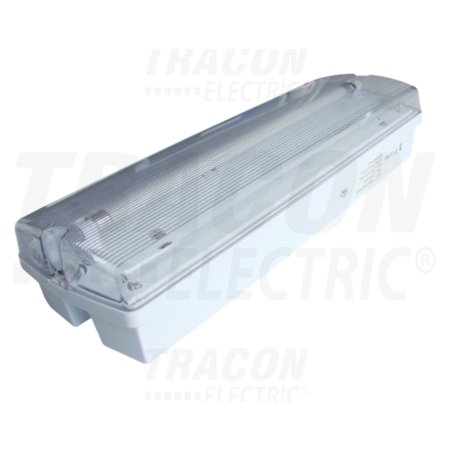 Corp iluminat de siguranta, permanent TLBV-18M 230V, 50Hz, T5, G5, 1×8W, 3h,2,4V/4,5Ah,Ni-Cd, IP65, EEI=A