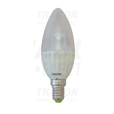 Sursa de lumina led, lumanare transparenta lgyt5w 230 vac, 5 w, 2700 k, e14, 370 lm, 250°