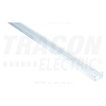 Profil din aluminiu pentru benzi led, plat ledszslim w=8 mm