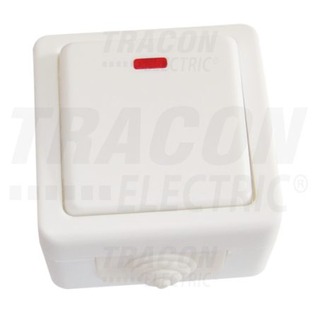 Tracon Comutator pt, cu lumina de semnalizare tr-ph06l 10ax/250vac, ip54,(106)