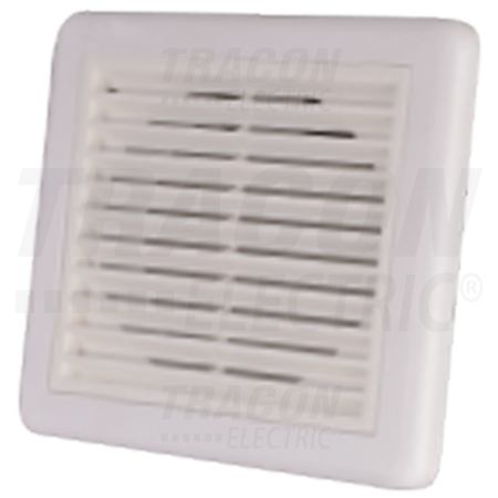 Jaluzea fixa cu grila de exterior pentru ventilator de baie vfs100 151×151×45mm, d=96mm