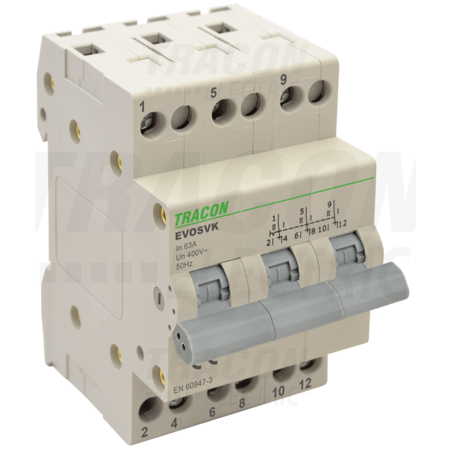 Selector modular svk3-63 3p, 63a, comutator retea generator