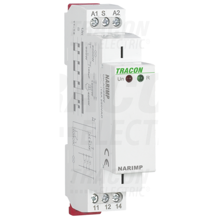 Releu de impuls narimp ac/dc 12-240v, 16a/ac1/230v