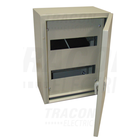 Cutie metalica de distributie-modulara, otel, gri tfe806020m 5×27 mod, h×w×d=800×600×200mm, ip55