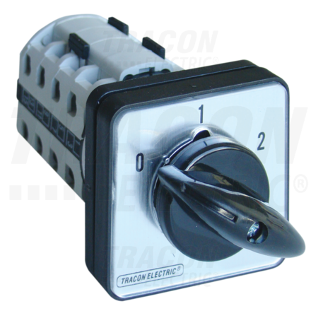 Comutator Dahlander pentru motor TKM-32/D 400V, 50Hz, 32A, 11kW, 64×64mm,