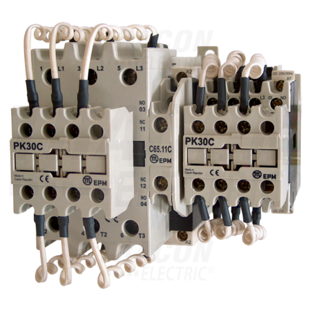 Contactor pentru conectarea bateriilor de condensatoare TR1C1710B 690V, 50Hz, 17A, 12,5kVAr, 400V AC, 3×NO+1×NC