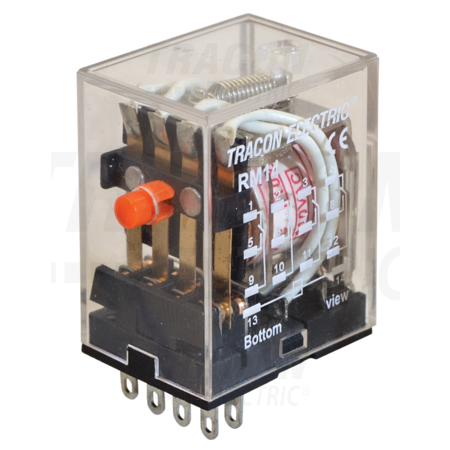 Releu miniaturizat RM14-24AC 24V AC / 4×CO (3A, 230V AC / 28V DC)