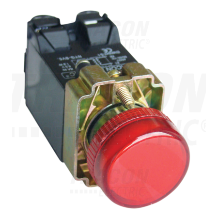 Lampa de semnalizare, rosie,cu cu trafo NYGBV54P 3A/400V AC, IP42, NYGI6