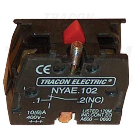 Element de contact pentru butoane NYAE102 1×NC, 3 A/400 V