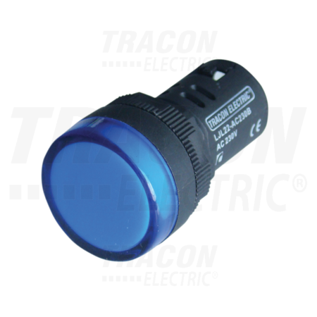 Lampa de semnalizare cu LED, albastra LJL22-BD 48V AC/DC, d=22mm