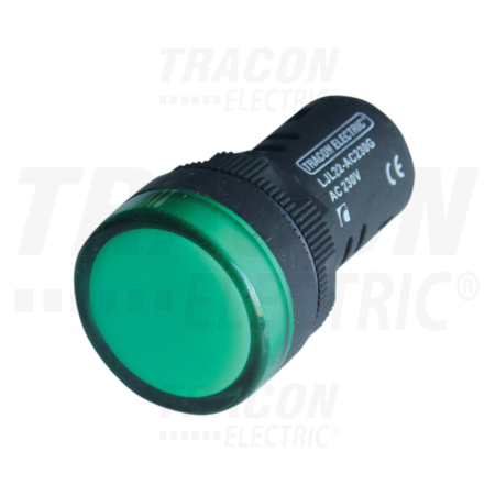 Lampa de semnalizare cu LED, verde LJL22-GC 24V AC/DC, d=22mm