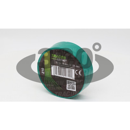 Banda izolatoare, verde z10 10m×18mm, pvc, 0-90°c, 40kv/mm