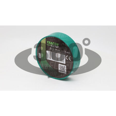 Banda izolatoare, verde z20 20m×18mm, pvc, 0-90°c, 40kv/mm