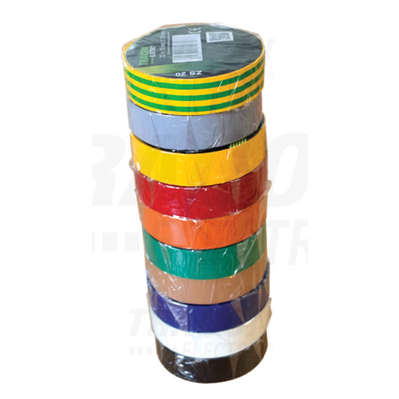 Banda izolatoare SZIG-SET20 20m×18mm, PVC, 0-90°C, 40kV/mm