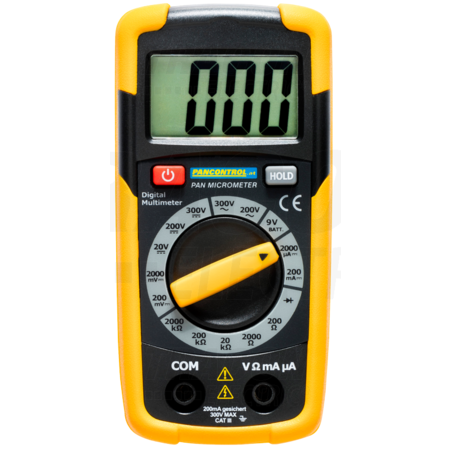 Multimetru digital PANMICROMETER DCV, ACV, DCA, OHM, dioda