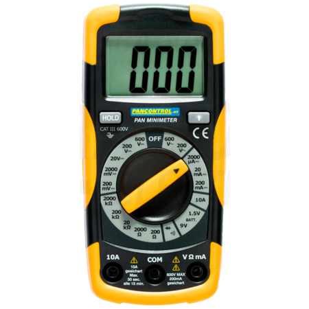 Multimetru digital PANMINIMETER DCV, ACV, DCA, OHM, dioda