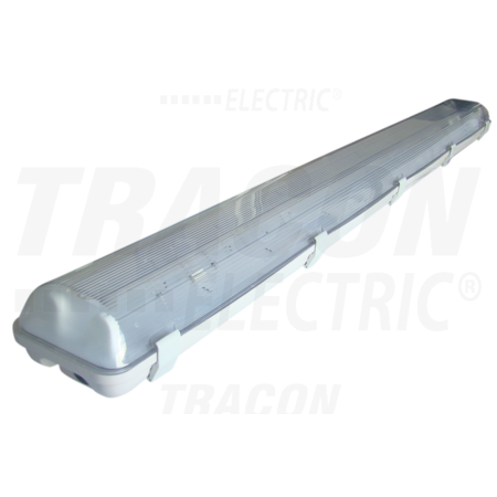 Lampi fluorescente industriale cu balast electromagnetic TLFV-236M 230V, 50Hz, T8, G13, 2×36 W, IP65, ABS/PC, B2, EEI=A