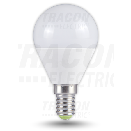 Sursa de lumina LED, forma sferica LMG455NW 230VAC, 5 W, 4000 K, E14, 380 lm, 250°