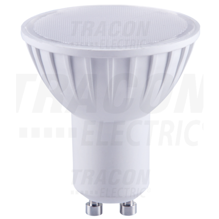 Sursa spot cu LED SMD, cu carcasa din material plastic SMDGU105NW 230 V, 50 Hz, GU10, 5 W, 320 lm, 4000 K, 120°, EEI=A+