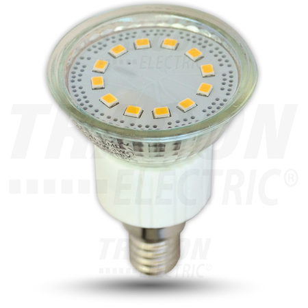 Sursa de lumina spot cu LED SMD SMD-E14-12-WW 230V, 50Hz, E14, 3W, 3000K, 210lm, 12×LED2835, 120°, EEI=A+